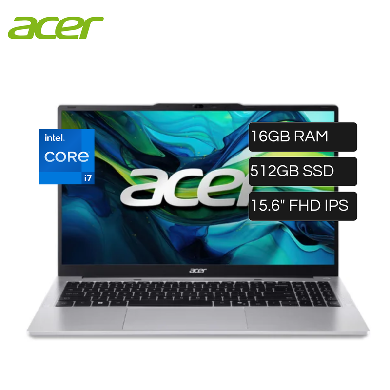 Laptop Acer Aspire Lite AL15-72P-7948 Intel Core I7 13620H RAM 16GB Disco 512GB SSD 15.6