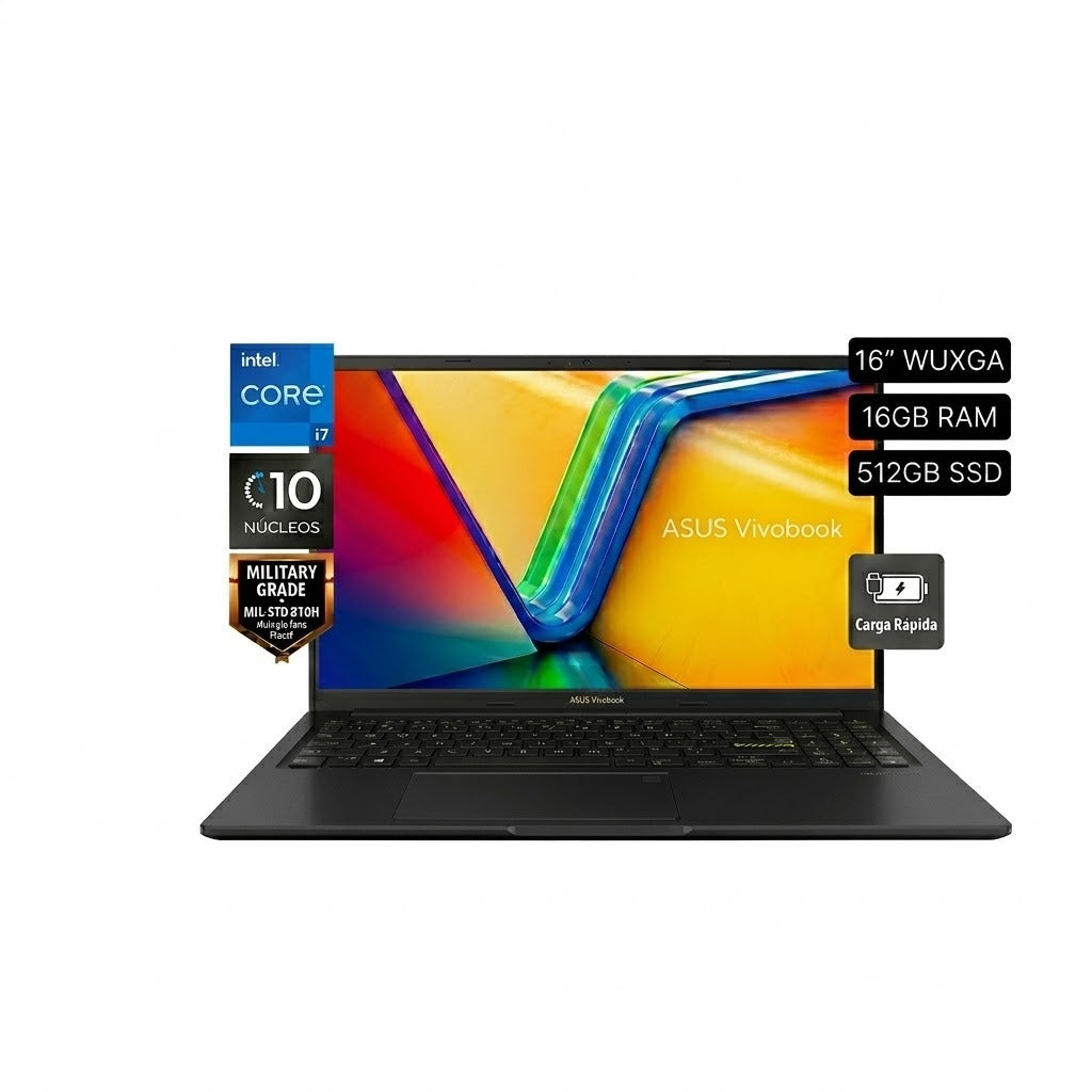 LAPTOP ASUS VIVOBOOK X1605VA-MB1440 INTEL CORE I7 13620H RAM 16 GB DISCO 512GB SSD 16" WUXGA IPS FreeDos